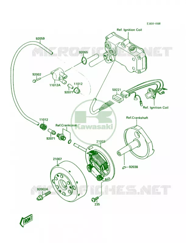 GeneratorJS300-A1 Kawasaki JET SKI 300 1989 300 SX  JS300-A3