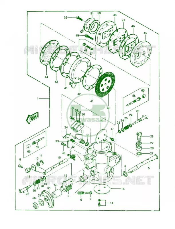 Carburetor Kawasaki JET SKI 440 1989 JS440  JS440-A13