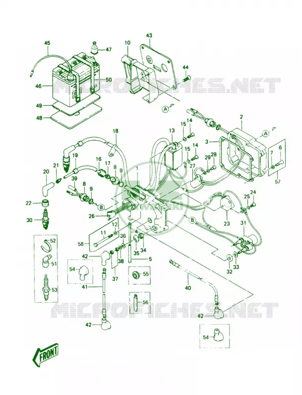 Electric Case Kawasaki JET SKI 440 1989 JS440  JS440-A13