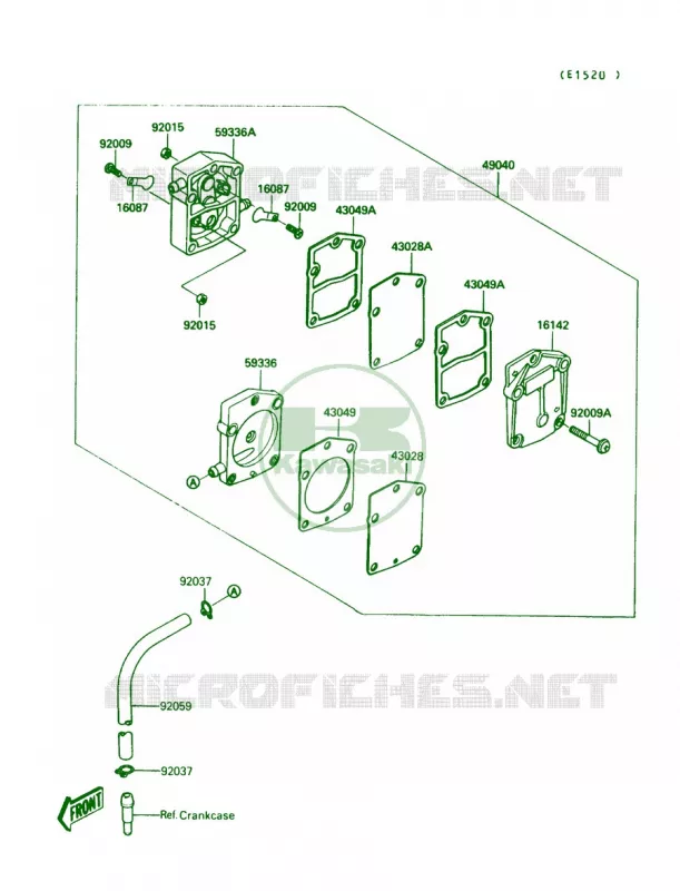 Fuel Pump Kawasaki JET SKI 650 1989 650 SX  JS650-A3