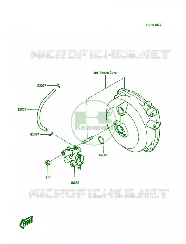 Oil Pump Kawasaki JET SKI 300 1988 JS300  JS300-B3