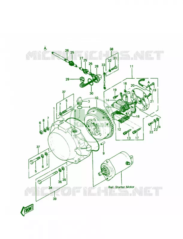 GENERATOR Kawasaki JET SKI 550 1988 JS550  JS550-A7