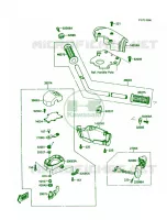Handlebar  650 kawasaki-moto 1988 650 SX 18