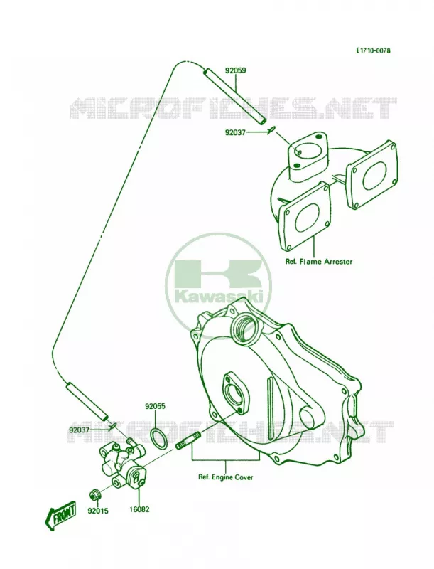 Oil Pump Kawasaki JET SKI 650 1988 650 SX  JS650-A2