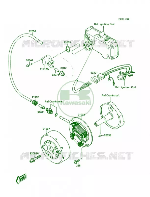 GeneratorJS300-A1 Kawasaki JET SKI 300 1987 300 SX  JS300-A1