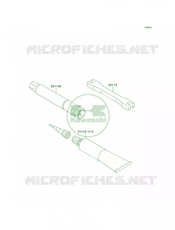Owner's Tools Kawasaki MOTOS 450 2012 KLX450R  KLX450ACF
