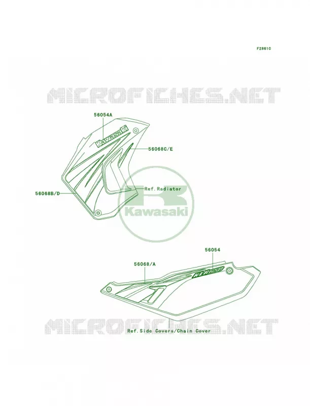 DecalsEbonyE9F Kawasaki MOTOS 650 2008 KLR650  KL650E8F