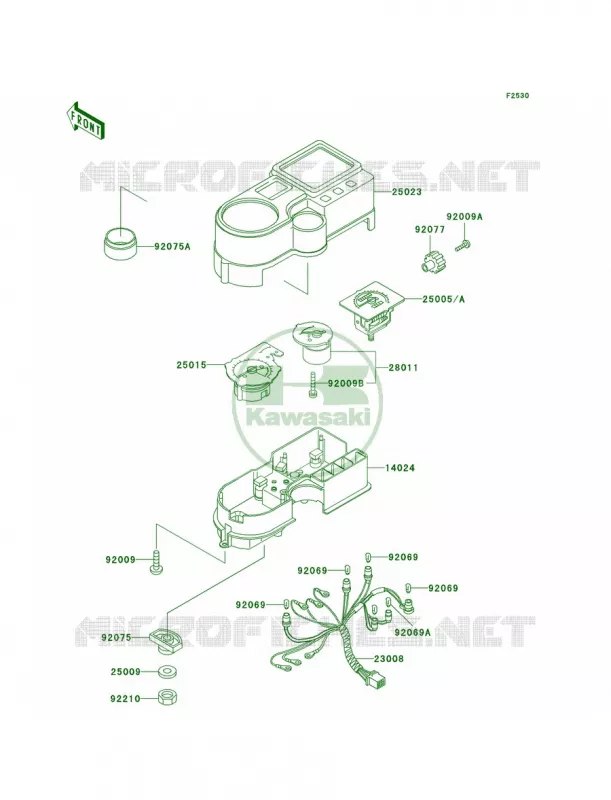 Meters Kawasaki MOTOS 650 2006 KLR650  KL650A6F