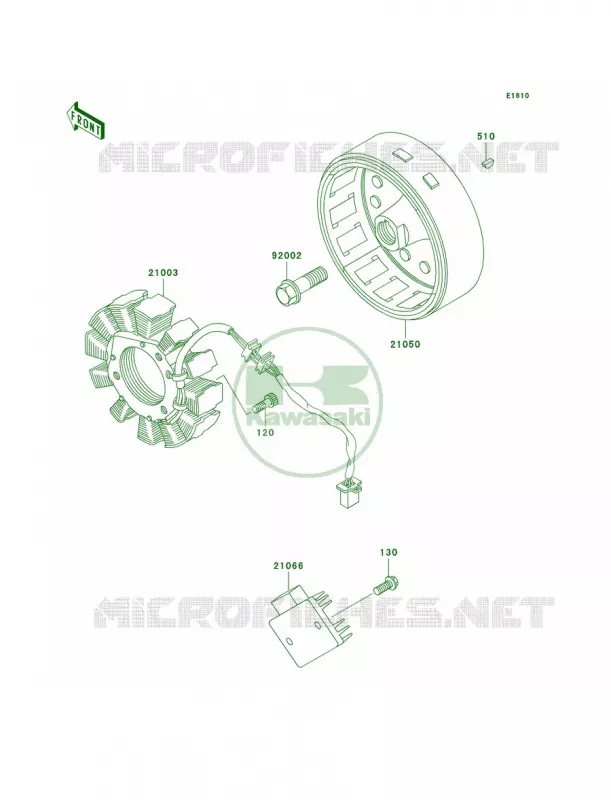 Generator Kawasaki MOTOS 250 2002 KLR250  KL250-D19