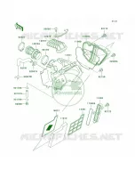 Air Cleaner pour Kawasaki Super Sherpa 2002
