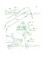 Cables pour Kawasaki Super Sherpa 2002