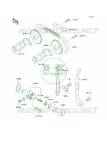 CamshaftsTensioner pour Kawasaki Super Sherpa 2002