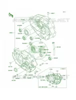 Crankcase pour Kawasaki Super Sherpa 2002