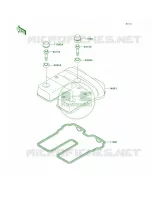 Cylinder Head Cover pour Kawasaki Super Sherpa 2002