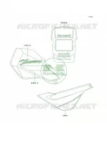 DecalsKL250 G4G5 pour Kawasaki Super Sherpa 2002