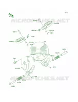 Footrests pour Kawasaki Super Sherpa 2002