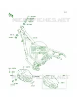 Frame pour Kawasaki Super Sherpa 2002
