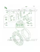 Front Brake pour Kawasaki Super Sherpa 2002