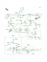 Handlebar pour Kawasaki Super Sherpa 2002