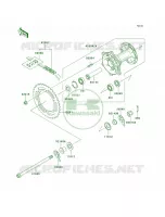 Rear Hub pour Kawasaki Super Sherpa 2002