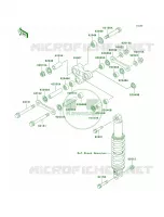 Rear Suspension pour Kawasaki Super Sherpa 2002