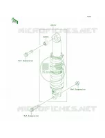 Shock Absorbers pour Kawasaki Super Sherpa 2002
