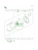 Air Cleaner pour Kawasaki KE100 2001