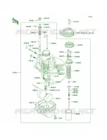 Carburetor pour Kawasaki KE100 2001
