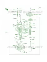 CarburetorCNKE100 B16 pour Kawasaki KE100 2001