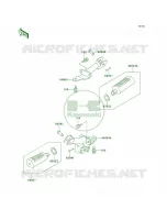 Footrests pour Kawasaki KE100 2001