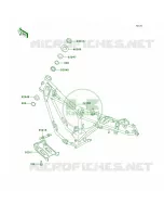 Frame pour Kawasaki KE100 2001