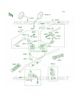 Handlebar pour Kawasaki KE100 2001