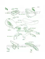 LabelsKE100 B18 pour Kawasaki KE100 2001