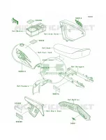 LabelsKE100 B19B20 pour Kawasaki KE100 2001
