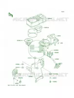 Meters pour Kawasaki KE100 2001