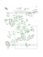 Oil Pump pour Kawasaki KE100 2001