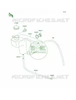 Oil Tank pour Kawasaki KE100 2001