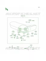 Seat pour Kawasaki KE100 2001