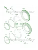 WheelsTires pour Kawasaki KE100 2001