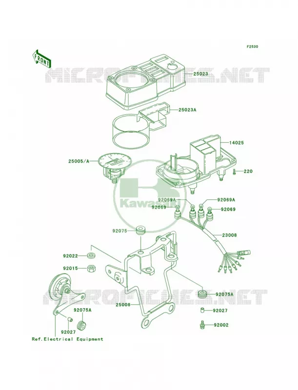 Meters Kawasaki MOTOS 100 2000 KE100  KE100-B19