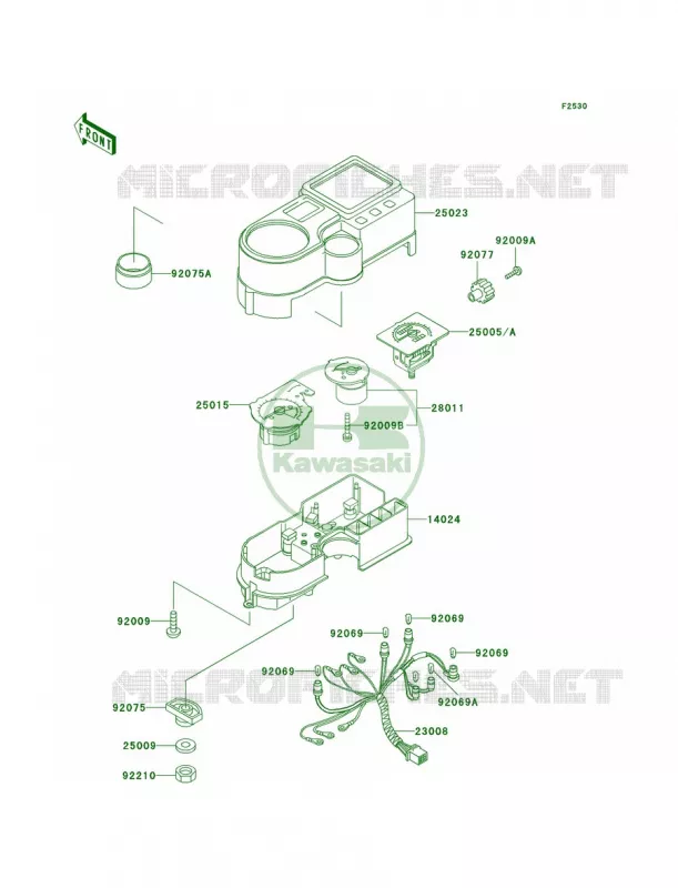 Meters Kawasaki MOTOS 650 1999 KLR650  KL650-A13