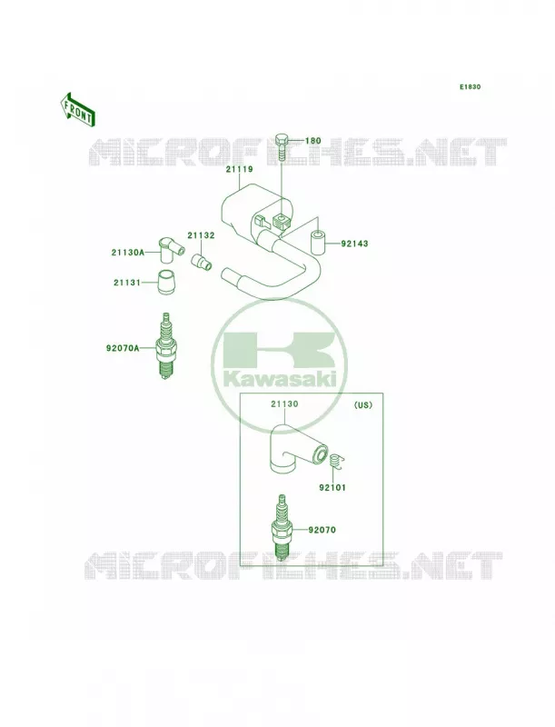 Ignition System Kawasaki MOTOS 100 1998 KE100  KE100-B17