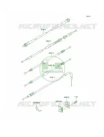 Cables pour Kawasaki KLR250 1998