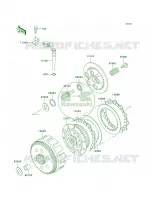 Clutch pour Kawasaki KLR250 1998