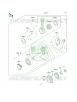 Crankshaft pour Kawasaki KLR250 1998