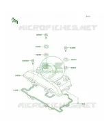 Cylinder Head Cover pour Kawasaki KLR250 1998