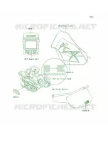 DecalsKL250 D15 pour Kawasaki KLR250 1998