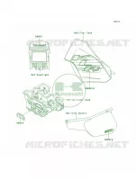 DecalsKL250 D16 pour Kawasaki KLR250 1998
