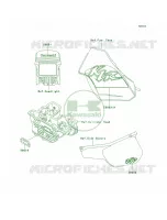 DecalsKL250 D17 pour Kawasaki KLR250 1998