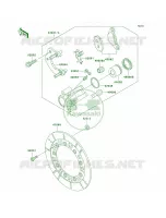 Front Brake pour Kawasaki KLR250 1998